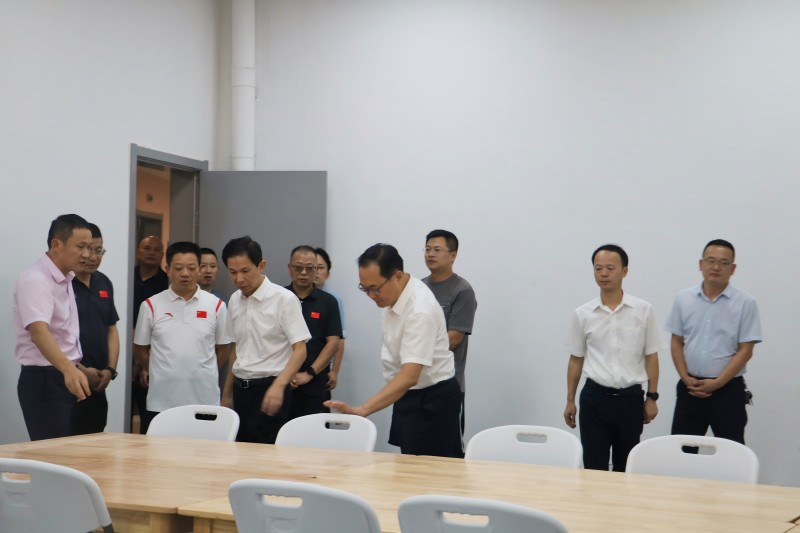 省體育局黨組書記、局長李小平在九江調研2024年WTA江西網球公開賽籌備工作情況